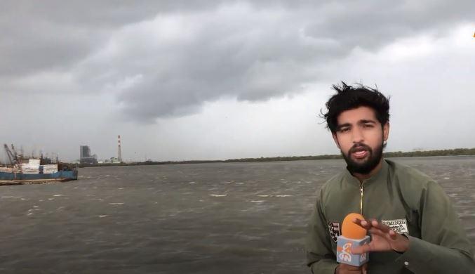 کراچی کا وہ علاقہ جو کسی بھی وقت طوفان کی زد میں آسکتا ہے