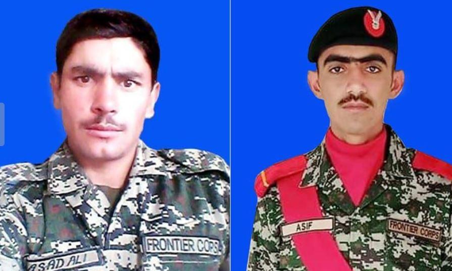 Two soldiers embrace martyrdom in exchange of fire with terrorists along Pak-Afghan border