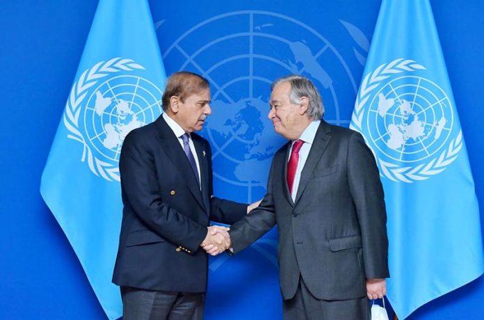 PM discuss Pakistan flood victims’ rehabilitation with UNSG