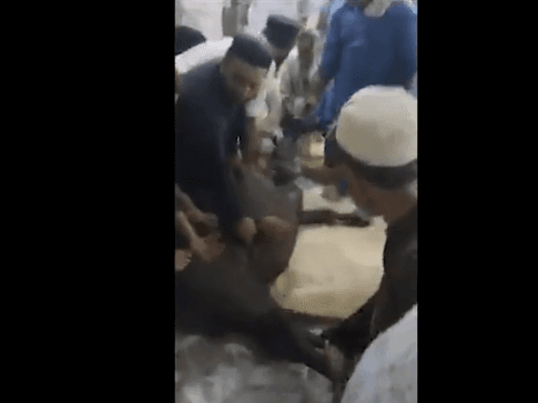 ویڈیو: پشاور میں نماز جمعہ کے دوران قربانی کا جانور مسجد میں گھس آیا