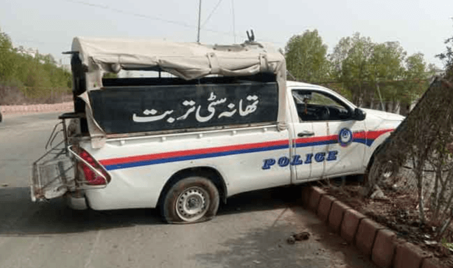 ضلع تربت میں خاتون  خودکش حملہ آور، ایک پولیس اہلکار شہید