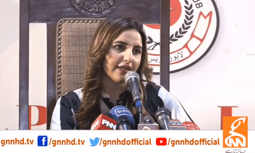 Hareem Shah says Maulana Fazl’s peoples threatened her over her remarks