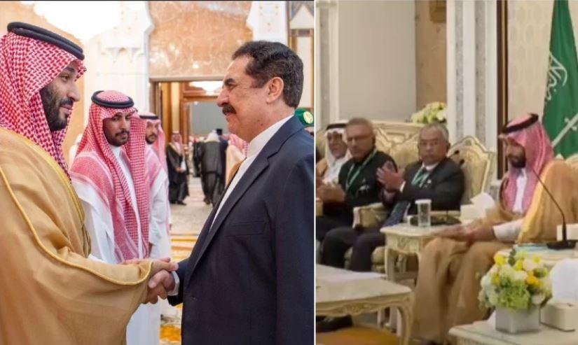 سعودی ولی عہد  محمد بن سلمان سے صدر مملکت اور وفاقی وزراء کی ملاقات