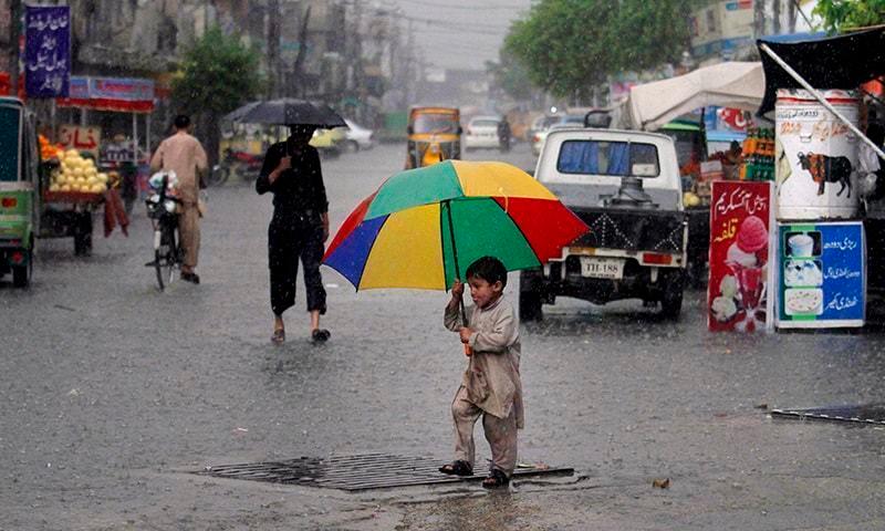 Rainfall predictions in major cities of Pakistan, including Karachi