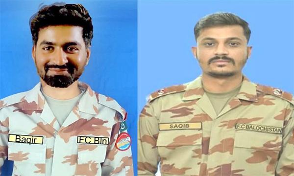 میجر ثاقب حسین اور نائیک باقر علی نے ارض پاک کے تحفظ کی خاطر جانوں کانذرانہ پیش کیا، وزیراعلیٰ بلوچستان