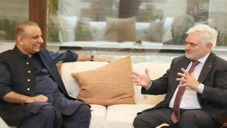 German ambassador holds meeting with Aleem Khan