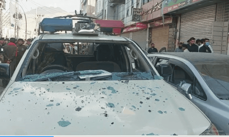 Two die in attack on Federal Minister's Israr Tareen vehicle in Quetta