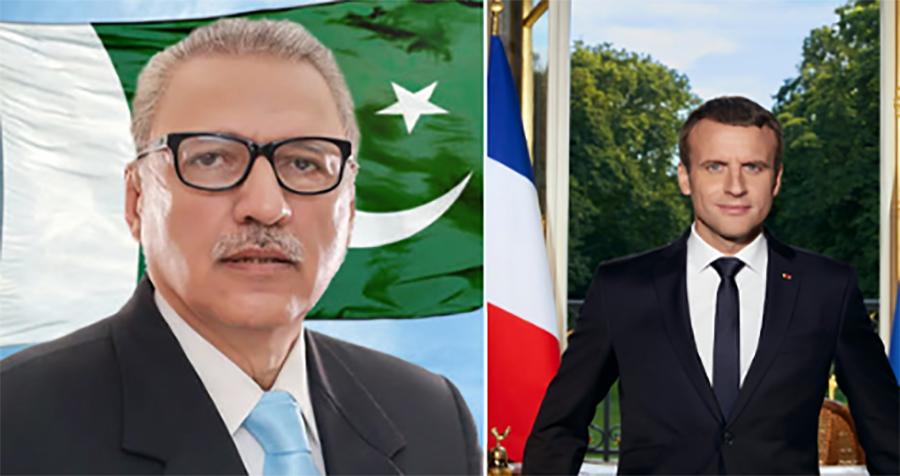 صدر مملکت ڈاکٹر عارف علوی کا فرانس کے صدر ایمانوئیل میکرون کے نام خط
