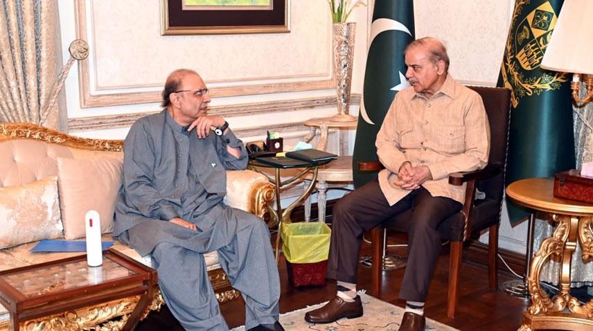 PM Shehbaz, Zardari reach consensus on timely elections