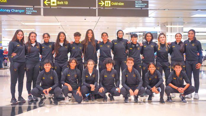 پاکستان ویمن فٹبال ٹیم انٹرنیشنل فیفا فرینڈلی میچ کھیلنے کے لیے سنگاپور پہنچ گئی