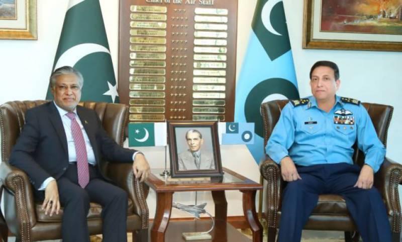 FM Dar assures govt support to upgrade PAF