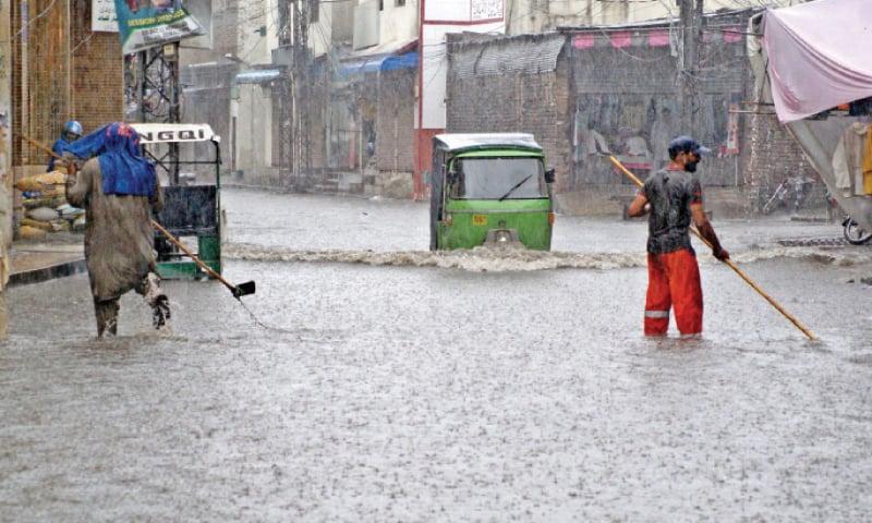 Twin cities flooded due to heavy rain early morning