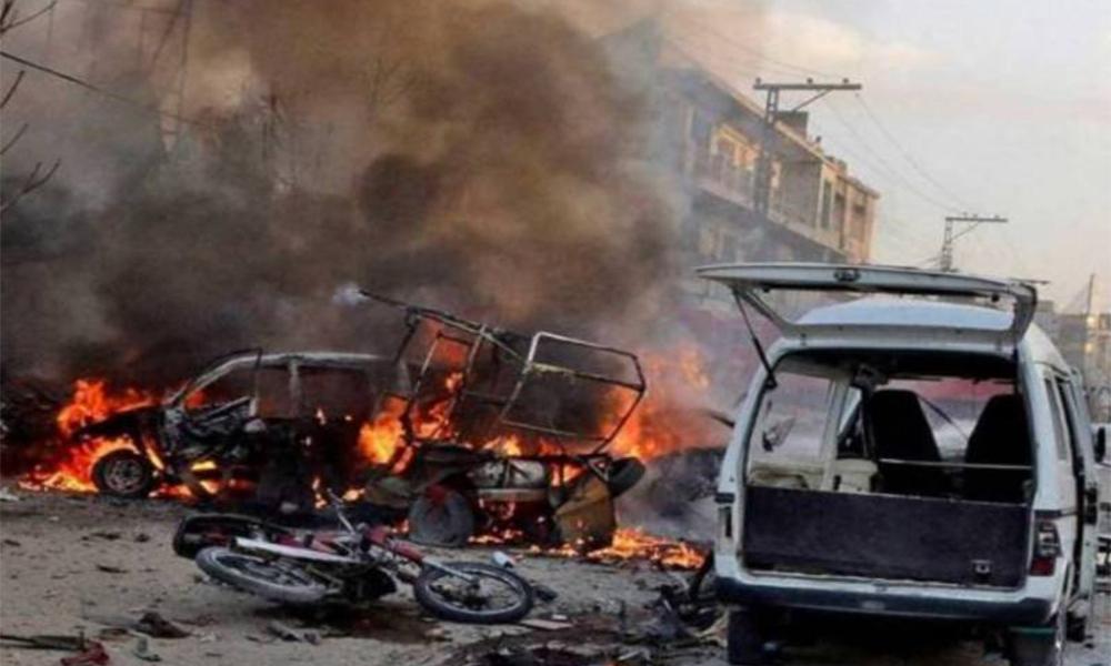 Two officers martyred, several injured in blast near police station in Bara Bazar