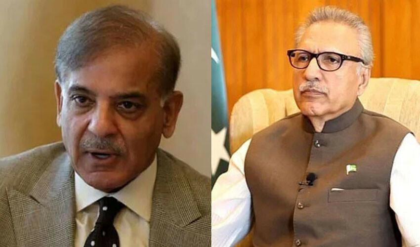 PM Shehbaz contacts President Dr. Arif Alvi