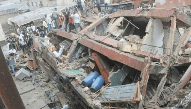 Building collapse claims lives of woman, child in Sukkur