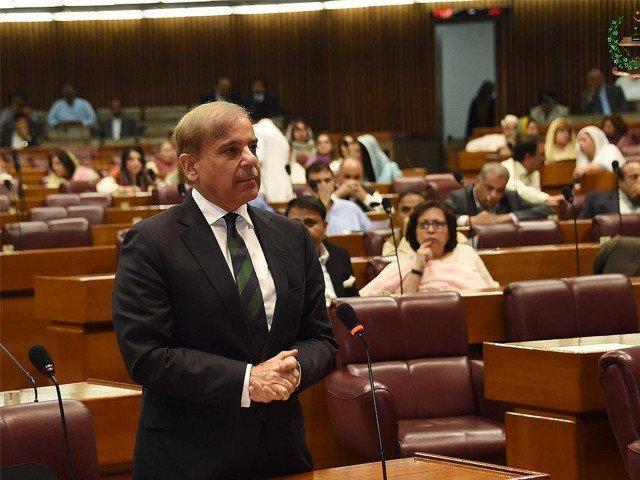 PM Imran inciting two ministers to frontally attack ECP: Shehbaz