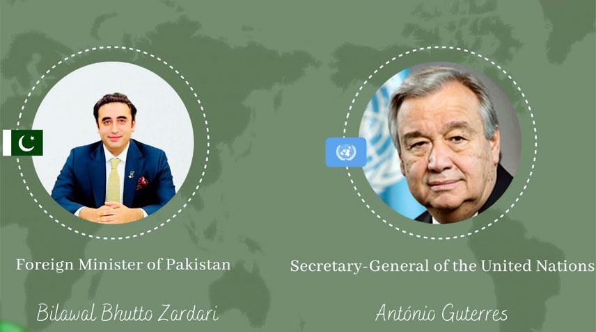 Bilawal, UNSG discuss post-flood recovery in Pakistan