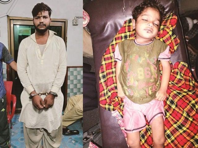 3سالہ بیٹے کو مارنے والا درندہ صفت سوتیلا باپ گرفتار