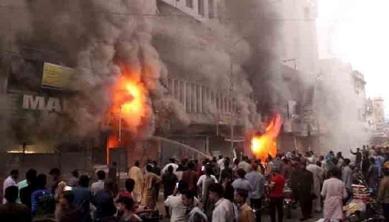 Fire erupts in Multan warehouse, Karachi industry