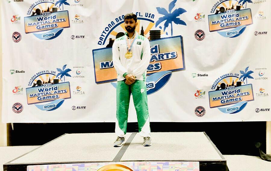 Pakistan claims gold medal in World Martial Arts Games