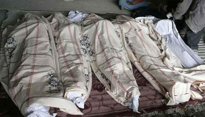 سڑک کنارے نصب بارودی سرنگ  میں دھماکہ ، 7 افراد جاں بحق