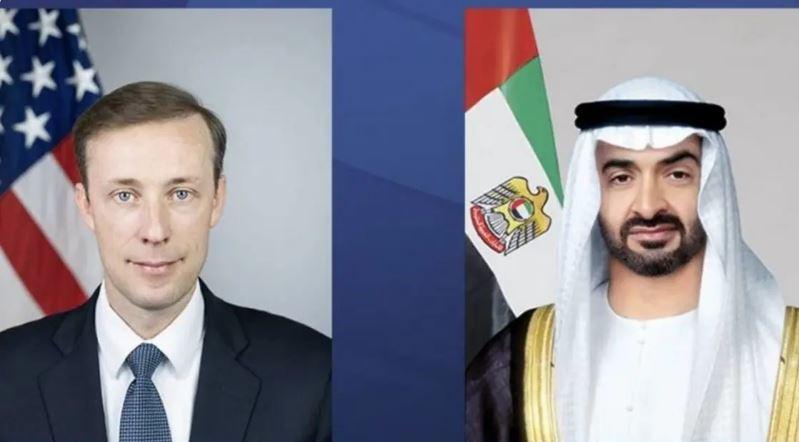 یو اے ای کے صدر سے امریکی قومی سلامتی سے مشیر کی ملاقات