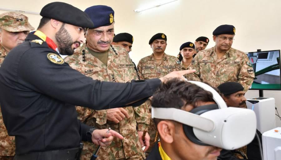 پاک فوج کے سربراہ جنرل سید عاصم منیر نےجہلم کے قریب ٹلہ فیلڈ فائرنگ رینجز کا دورہ