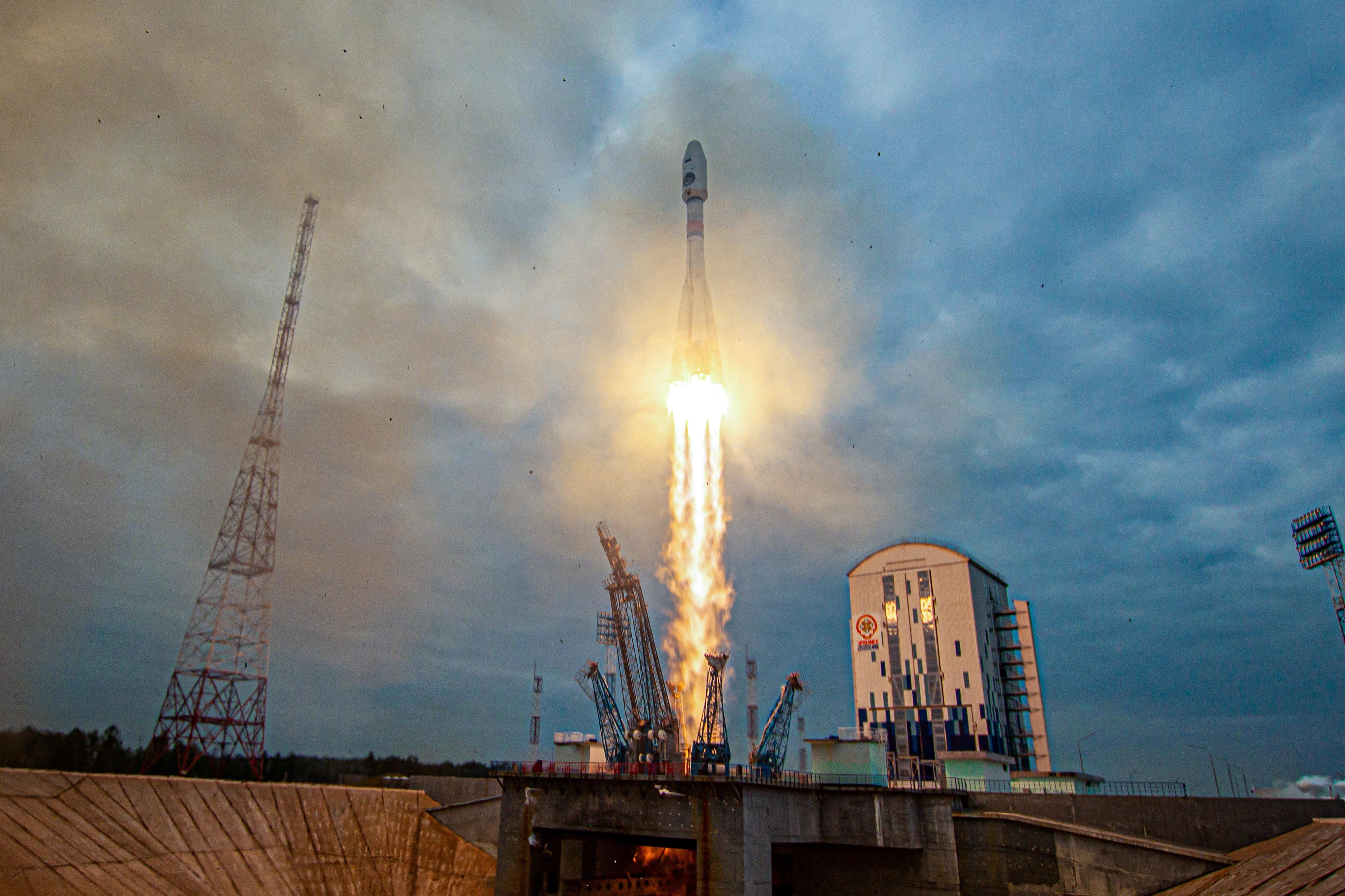 Russia launches lunar lander in race to find water on moon