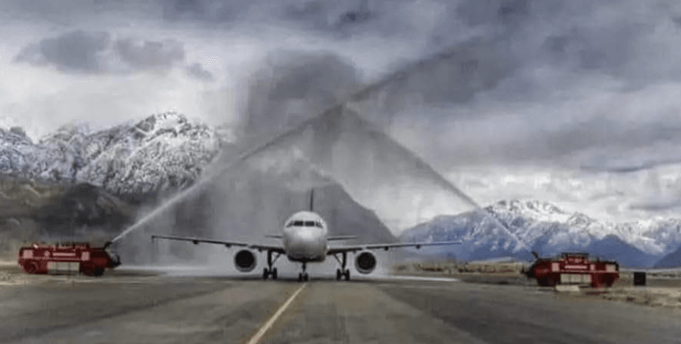 Skardu airport marks inaugural Dubai international flight