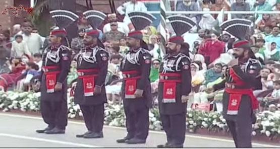 Impressive Flag-lowering Ceremony held at Wagah border