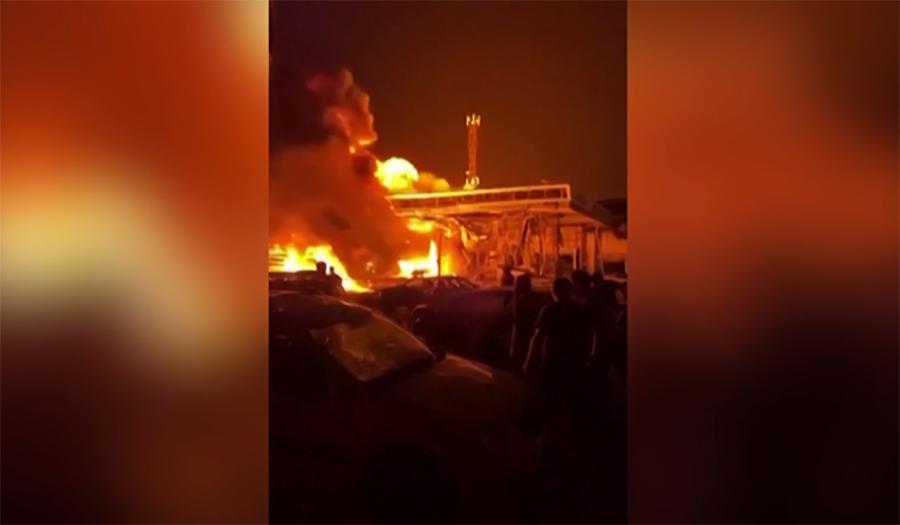 روس میں پیٹرول اسٹیشن پر آگ لگنے سے کم از کم 12 افراد ہلاک ہو گئے