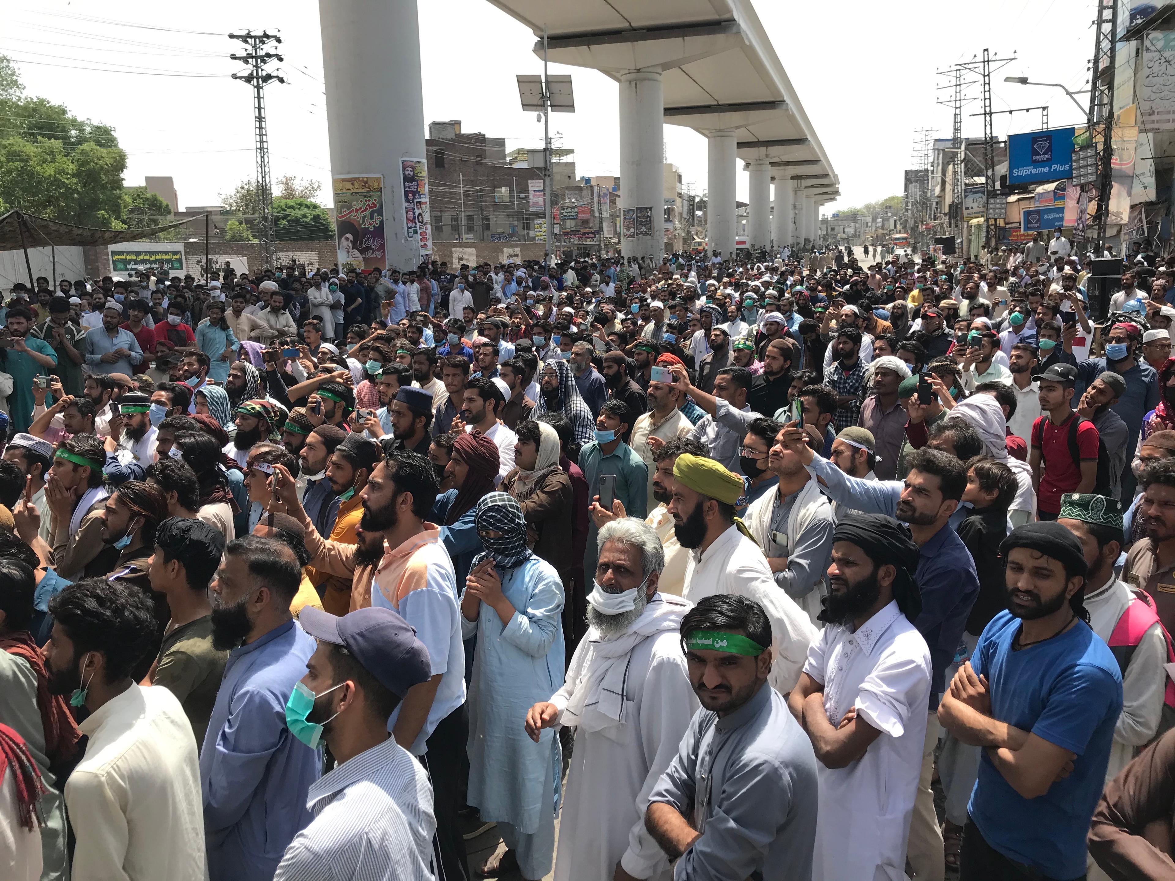 ٹی ایل پی کا وزیر آباد میں جاری دھرنا ختم کرنے کا اعلان