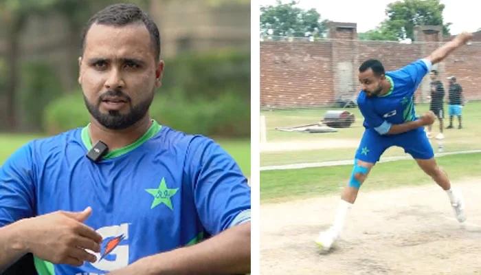 Faheem Ashraf’s leg hit by ball during training