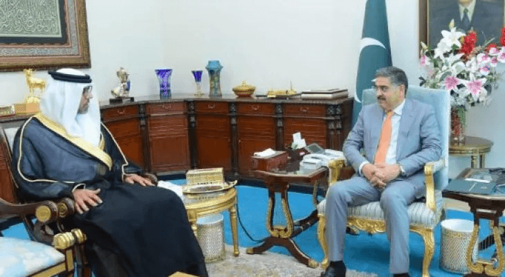 UAE ambassador meets Interim PM Kakar