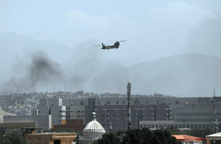 Evacuation of US embassy staff in Kabul completed