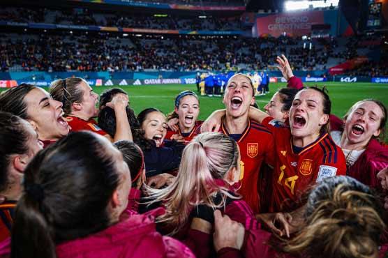 اسپین نے فیفا ویمن ورلڈکپ 2023 کا کپ اپنے نام کرلیا