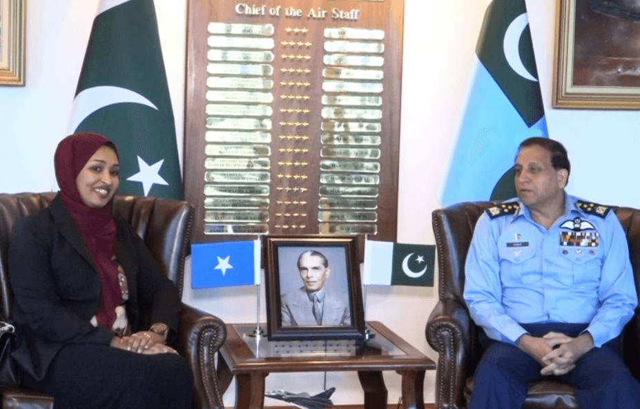 صومالین سفیر کی سربراہ پاک فضائیہ سے ملاقات ، ترجمان پاک فضائیہ
