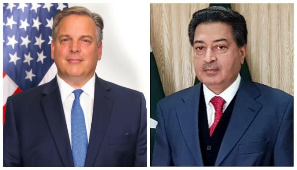 US Ambassador meets ECP Chief Sikandar Sultan Raja