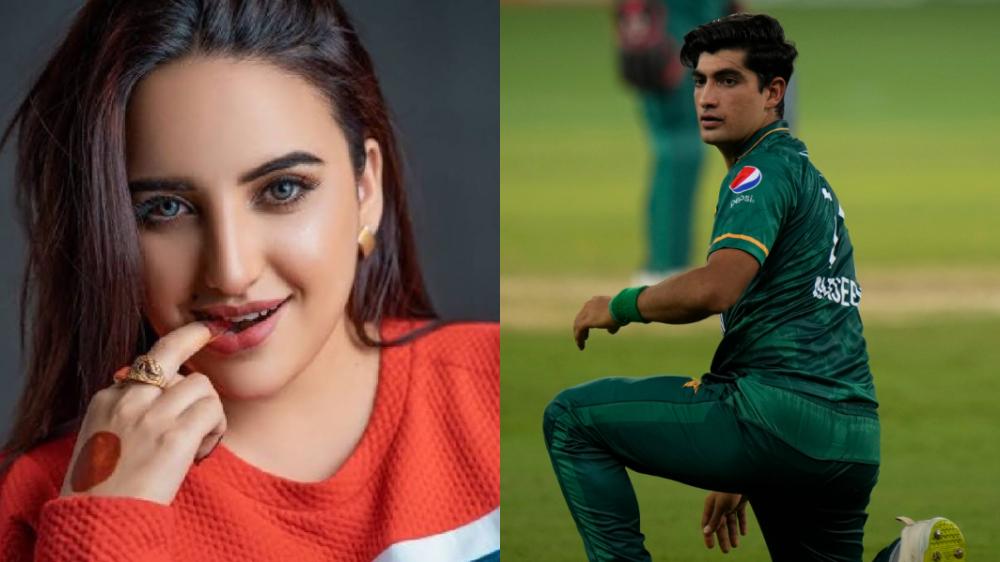 Hareem Shah seeks contact with cricket sensation Naseem Shah