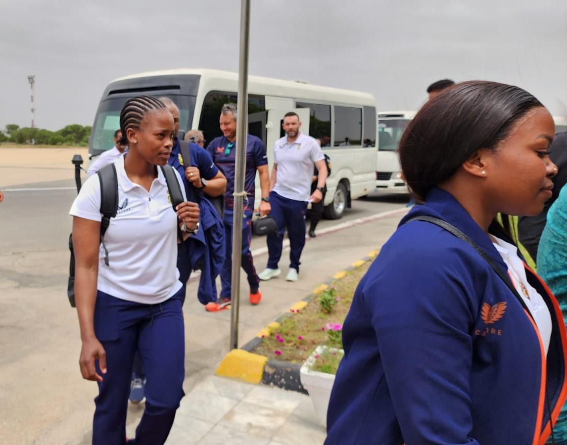 جنوبی افریقہ کی ویمنز ٹیم پاکستان پہنچ گئی