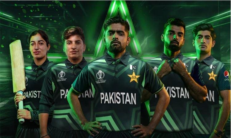 ون ڈے ورلڈ کپ2023  کے لئے پاکستان کرکٹ ٹیم کٹ کی رونمائی