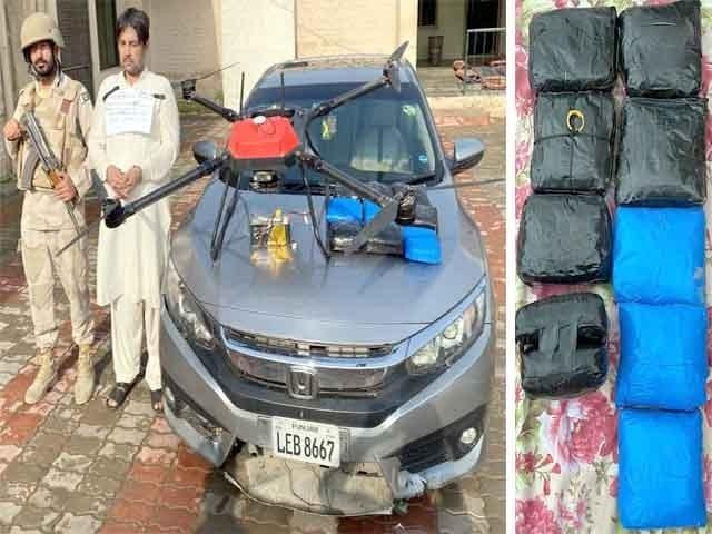 اے این ایف نے ڈرون کے ذریعے منشیات اسمگلنگ کی کوشش ناکام بنا دی