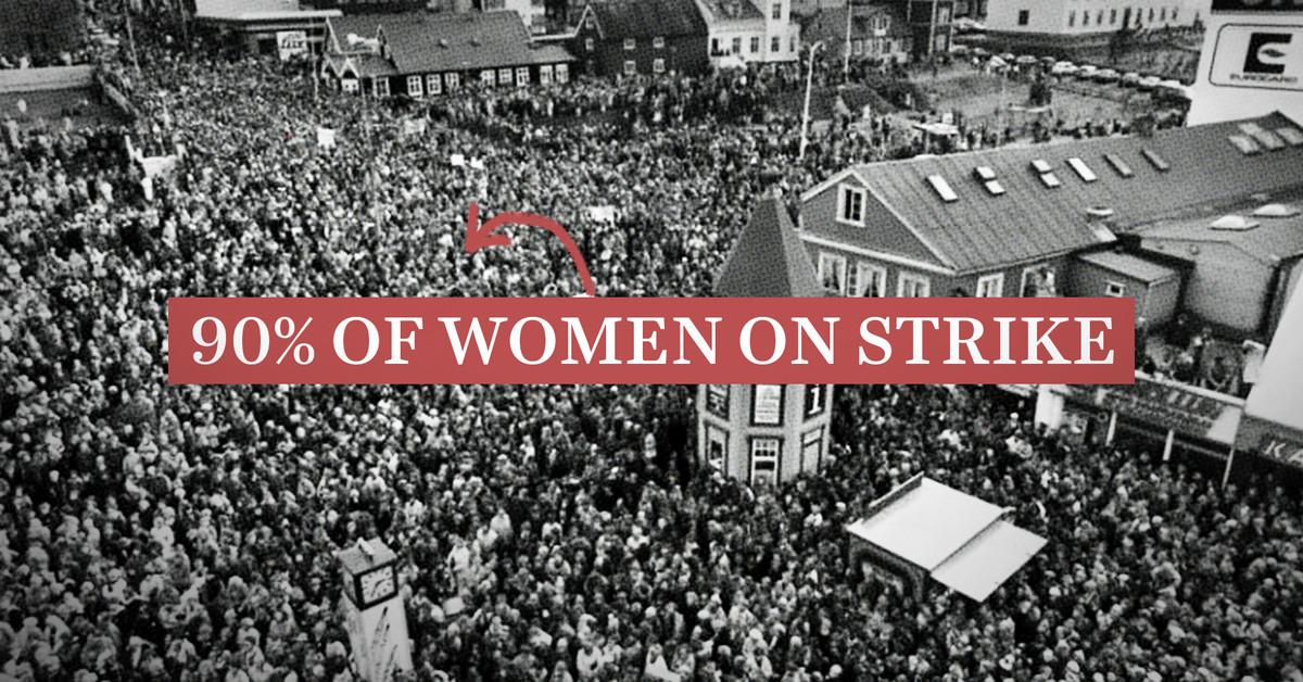 The day women shut down Iceland