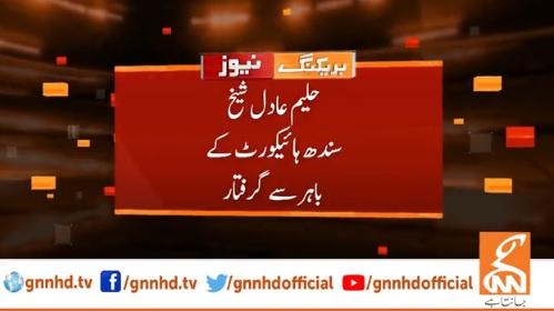 پی ٹی آئی رہنما حلیم عادل شیخ کو گرفتار کر لیا گیا