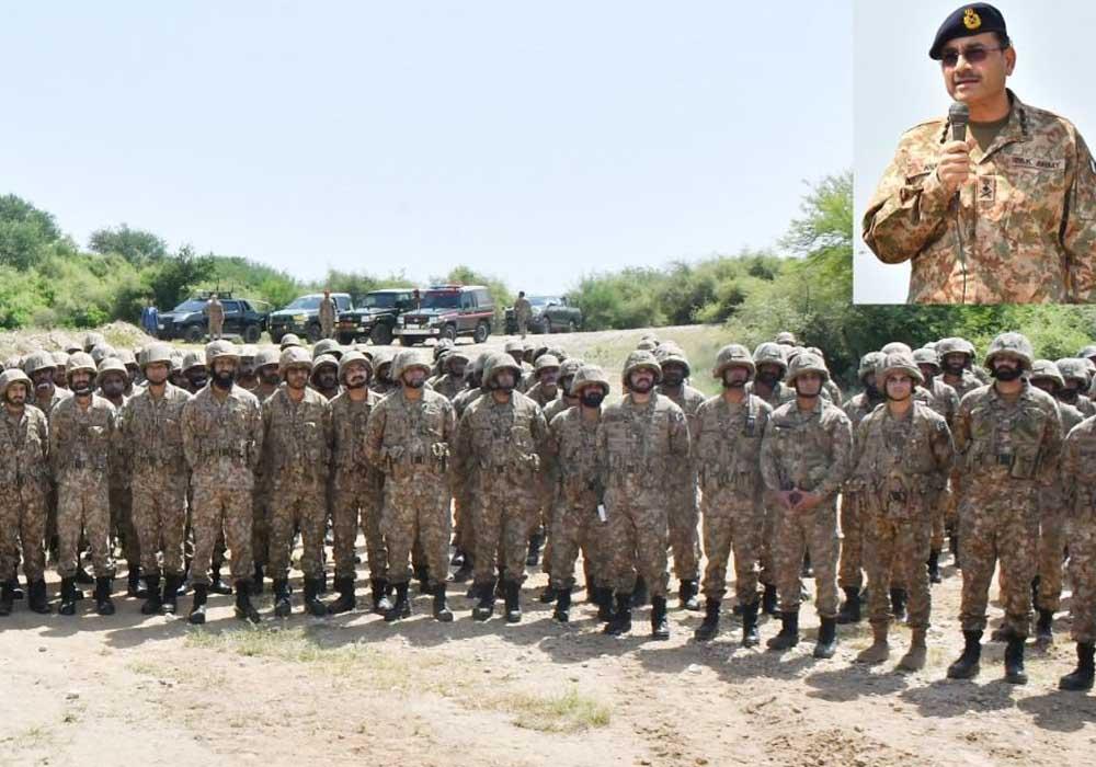 COAS appreciates 'high morale, battle worthiness' of soldiers