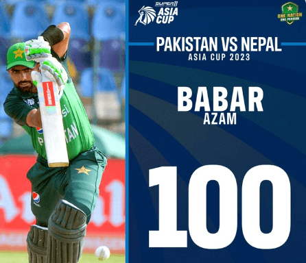 Babar Azam's century sets record in Asia Cup 2023 Opener against Nepal