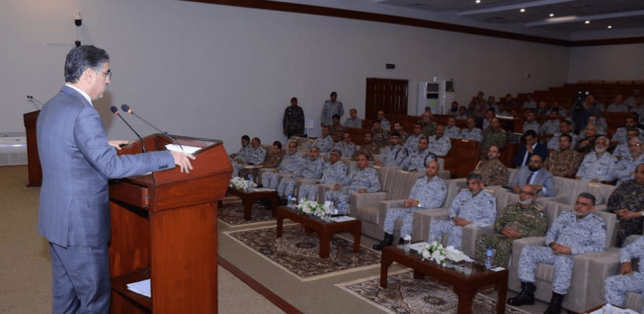 Caretaker PM expresses confidence in preparedness of Pakistan Navy to meet all threats