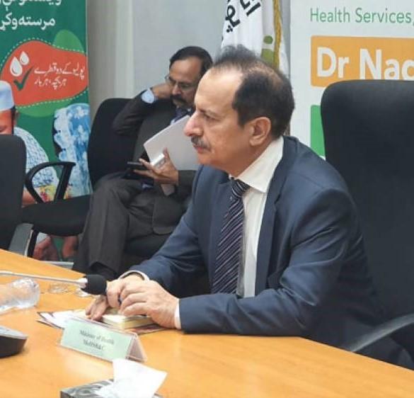 نگران وزیر صحت  ڈاکٹر ندیم جان سے عالمی ادارہ صحت کے حکام کی ملاقات