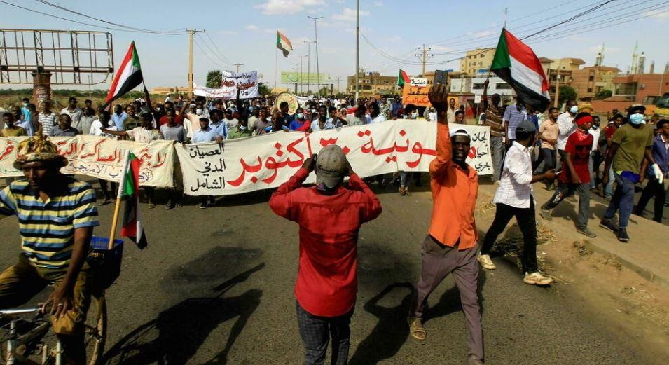 One dead after Sudanese military open fire on protesters protesting coup