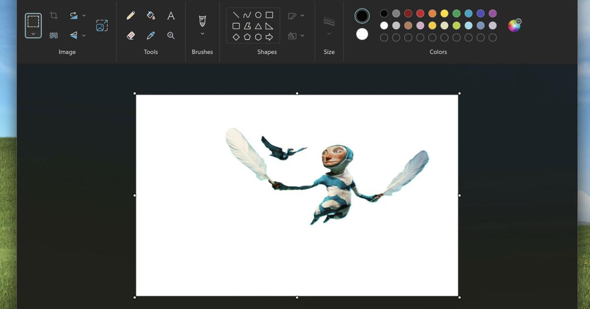 Microsoft is testing a background removal tool in Paint